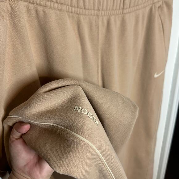 Nike x Nocta Men's Fleece CS Tan Matching Sweatsuit Hoodie Sweatpants Size XXL - Picture 13 of 16